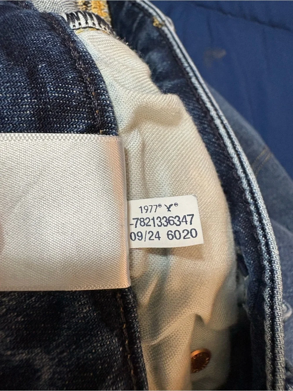 American Eagle Slim Straight Jeans Men's 31x32 Blue Denim Next level Airflex
